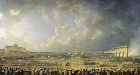 El Festival de la Federación en el Campo de Marte, 14 de julio de 1790